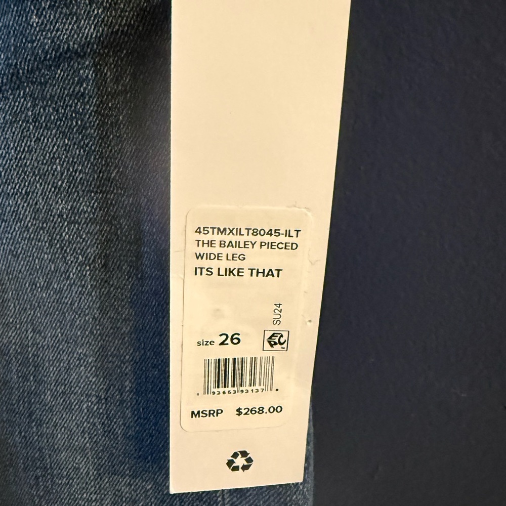 The Bailey Wide Leg Jean “It’s Like That” NWT Size 26 by Joe’s Jeans - Picture 3 of 3
